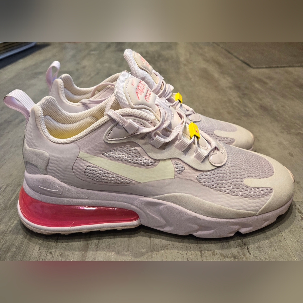 RARE Nike Air Max 270 React Light Violet Digital Pink Running Shoes